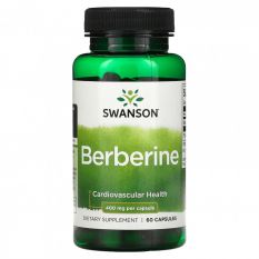 SWANSON, Berberine 400 мг, 60 капс.