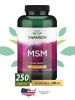 SWANSON, MSM 500 мг, 250 капс.