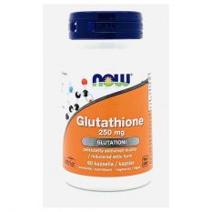 NOW, Glutathione 250 мг, 60 капс.