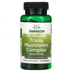 SWANSON,  Triple Mushroom Complex, 60 капс.