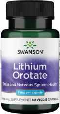 Swanson , Lithium Orotate 5 мг, 60 капс.