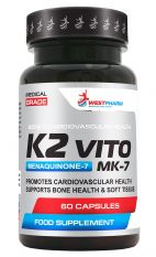 WestPharm, K2 vito mk-7, 60 капс.