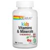 Solaray, Kids Vitamins & Minerals, 120 жев.таб.