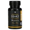 Sports Research, Vitamin D3 5000 МЕ+ K2 100 mcg , 60 гель. капс.