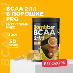 BOMBBAR, BCAA 2:1:1, 300 г.