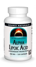 Source Naturals, Alpha Lipoic Acid 300 мг, 120 капс.