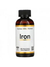 California Gold Nutrition, Iron, 118 мл.