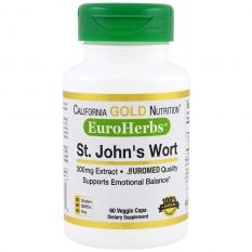 California Gold Nutrition, St.Johns Wort, 60 капс.