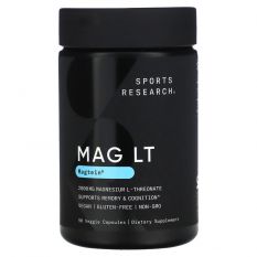 Sports Research, Magnesium L-Threonate, 90 капс.