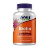 NOW, Biotin 5000 mcg, 120 капс.