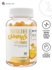 Maxler, Vitamin C 250 мг, 60 жеват. таб.