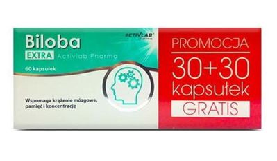 ActivLab, Biloba Extra, 60 капс.