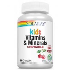 Solaray, Kids Vitamins & Minerals, 60 жев.таб.