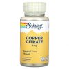 Solaray, Copper Citrate 2 мг, 60 капс.
