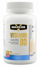 MAXLER, Vitamin D3, 360 таб.