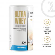 Maxler, Ultra Whey Lactose Free, 300 г.