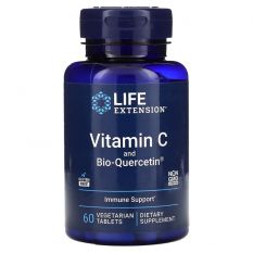 Life Extension,  Vitamin C and Bio-Quercetin Phytosome, 60 таб.