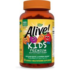 Nature's Way, Alive! жевательные детские мультивитамины , 60 жев.таб.