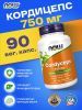 NOW, Cordyceps 750 мг, 90 капс.