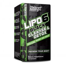 Nutrex, Lipo6 Black cleanse & detox, 60 капс.